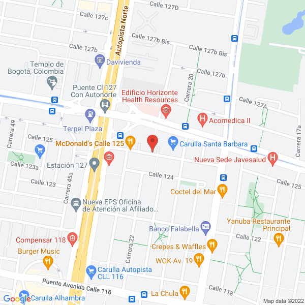 Mapa de Dermasupport Store