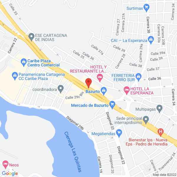 Map of Desechables Los Mismos Primos