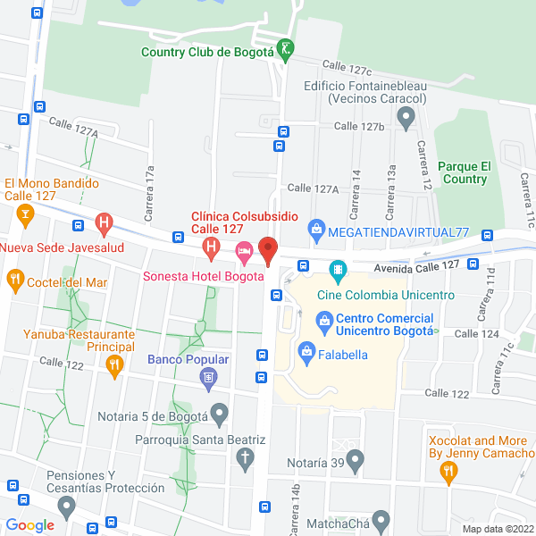 Mapa de Consultorio Odontologico Cuautemock