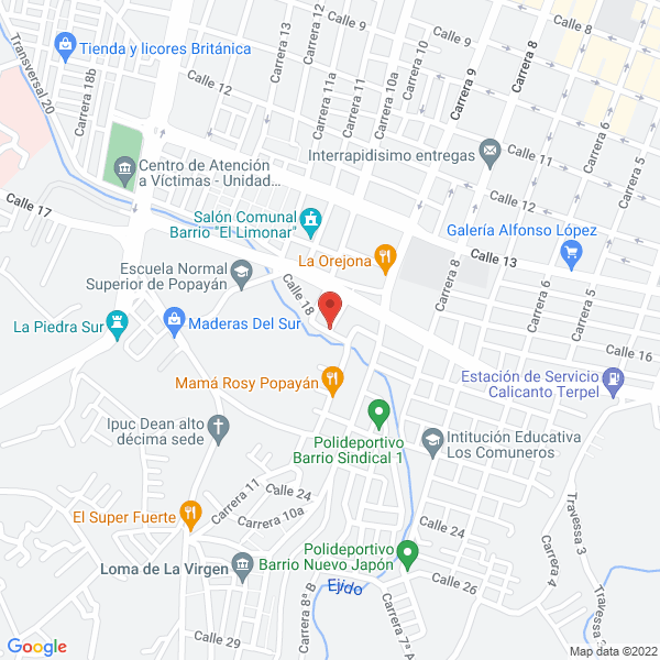 Map of Consultorio Pediátrico San Pablo