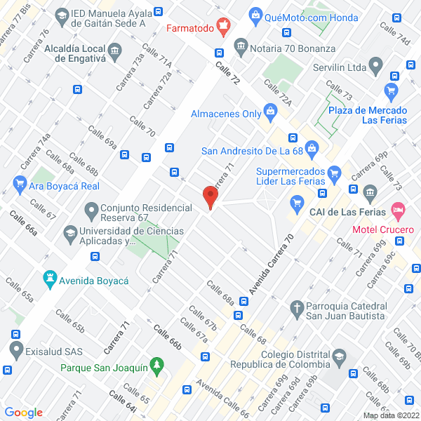 Mapa de Compraventa De Carros Ogb