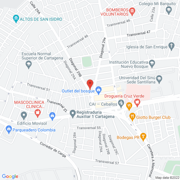 Map of Distribuidora Lácteos Del Río