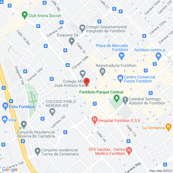 Mapa de Distribuidora Y Comercializadora De Productos Alimenticios Discomerpral S.A.S.