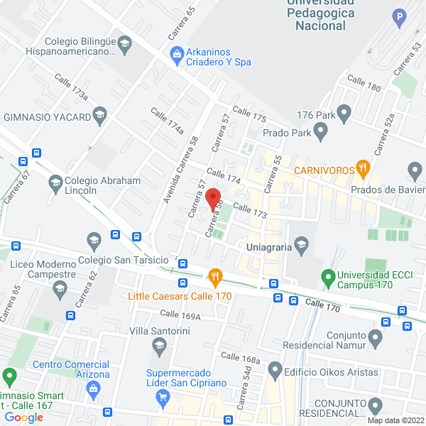 Mapa de Concretos Y Morteros Cgm Ltda