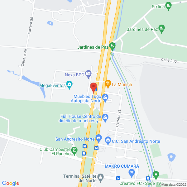 Mapa de Dinamec Ltda