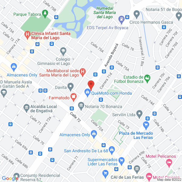 Mapa de Dinámico Motos S.A.S.
