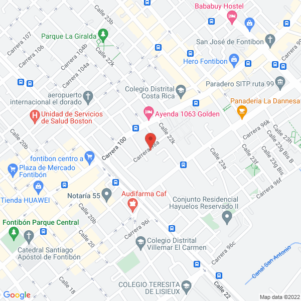Mapa de Dipetel Ingeniería Ltda