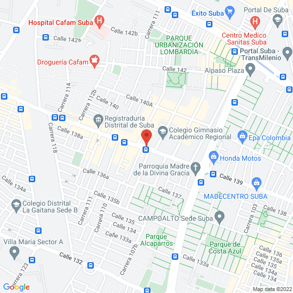 Mapa de Disceramicas A.R.