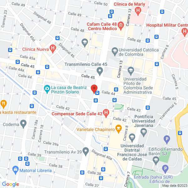 Mapa de Diska S.A.S