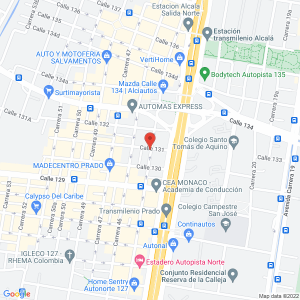 Mapa de Cruzauto Ltda.