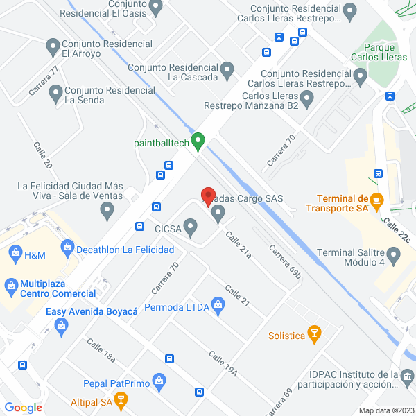 Mapa de Cupotrans S.A