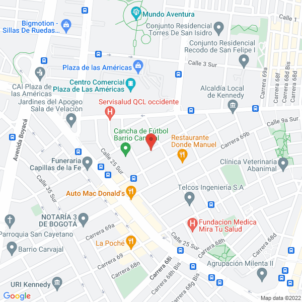Mapa de Consferplast H L Ltda