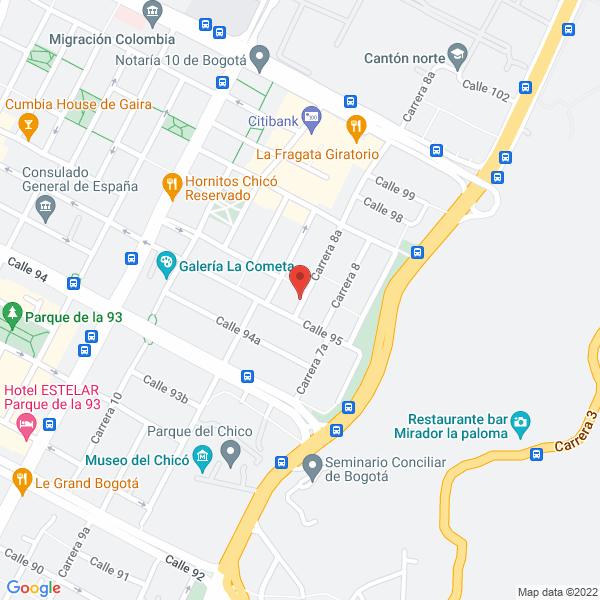 Mapa de Cretta Comunicaciones S.A.S.