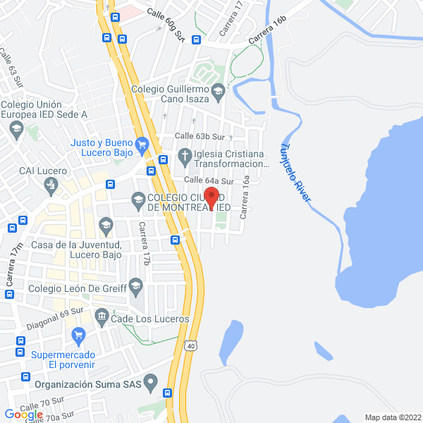 Mapa de Caudales De Bogota
