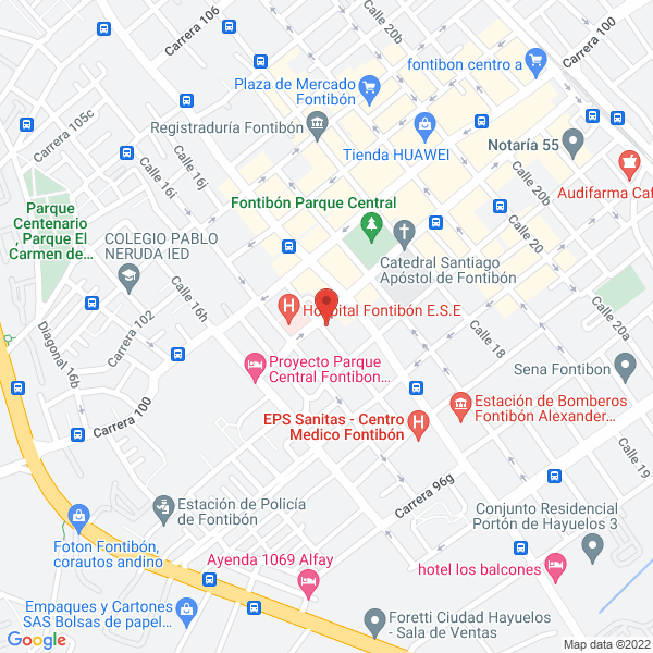 Mapa de Discolfar S.A.S.