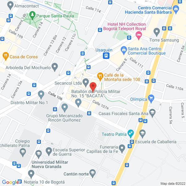 Mapa de Daga Corp S.A.S