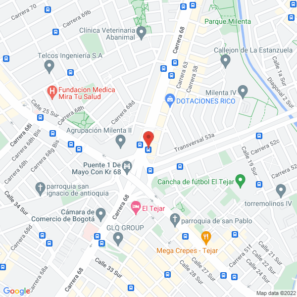 Mapa de Dantur Ltda.
