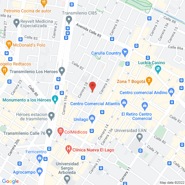 Mapa de Darlington English Consultants