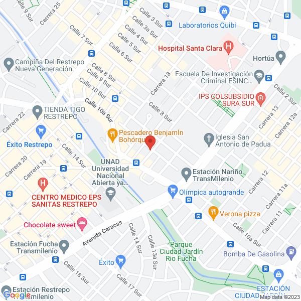 Mapa de Da.Enieros Electricistas Y Asociados Unielec Lt