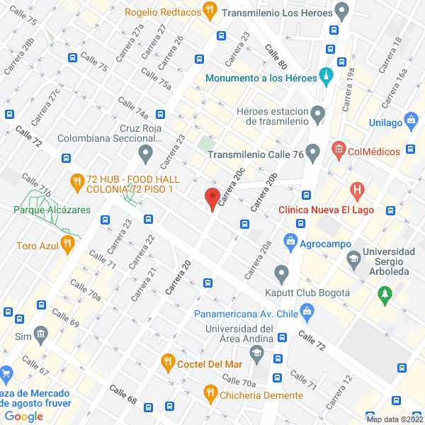 Mapa de Datacobranzas S.A.