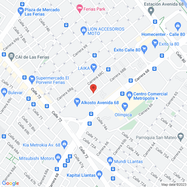Mapa de Datafactory Consulting And Services S.A.S.