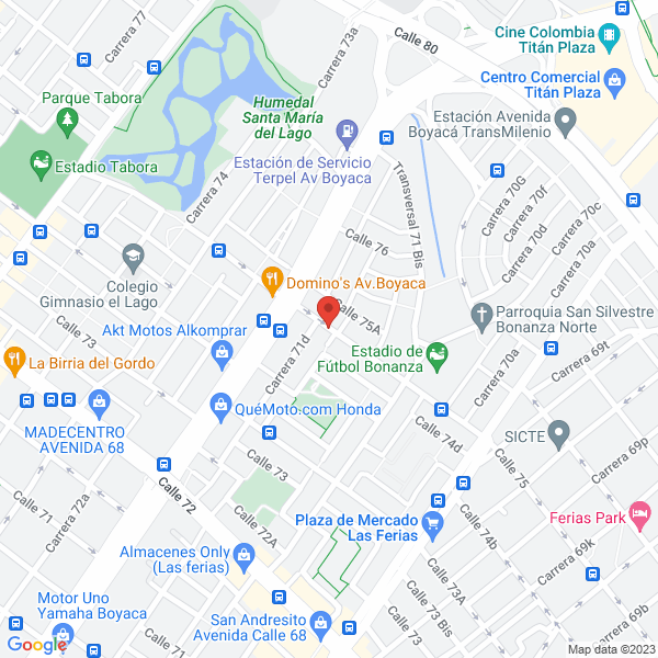 Mapa de Decoraciones Acosta