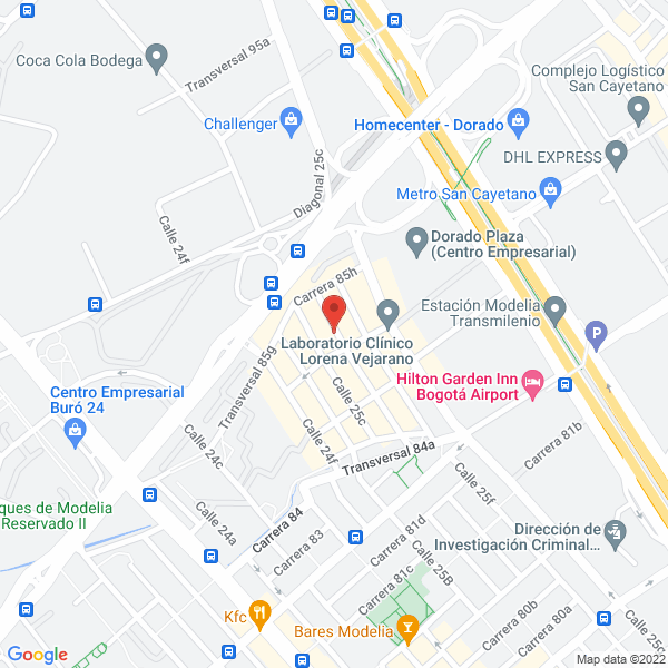 Mapa de Decordanco S.A.S.