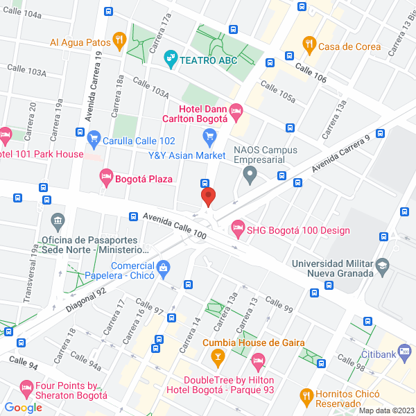 Mapa de Deli-Express Pandebono Y Café