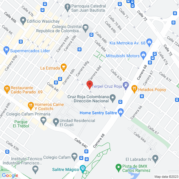 Mapa de Coomtranscol Ltda