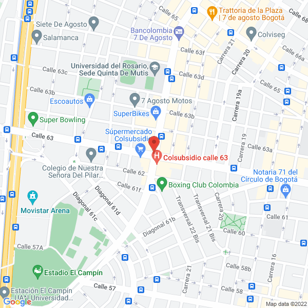 Mapa de Droguería Soliman