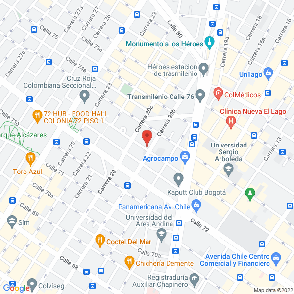 Mapa de Dtd Logistic S. A.