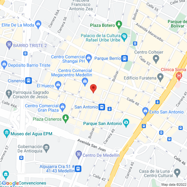 Map of Drogueria San Carlitana