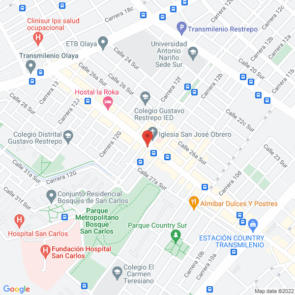 Mapa de Drogueria Servi Descuento