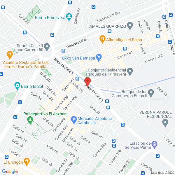 Mapa de Disnos S.A.S