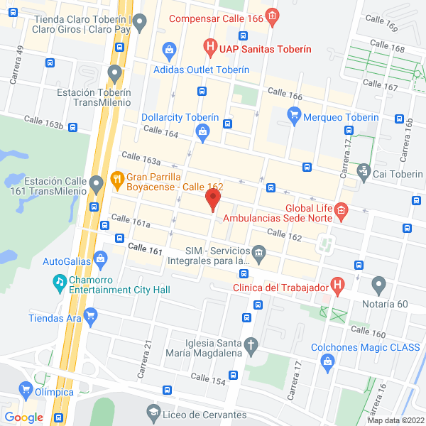 Mapa de Dispein Ltda.