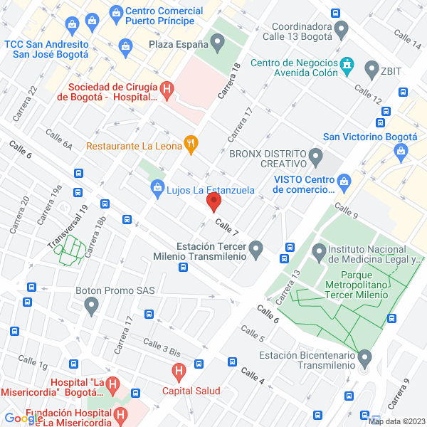 Mapa de Disrod Y Ret S.A.S.