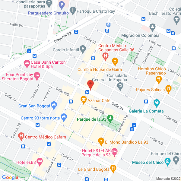 Mapa de Copservir Ltda