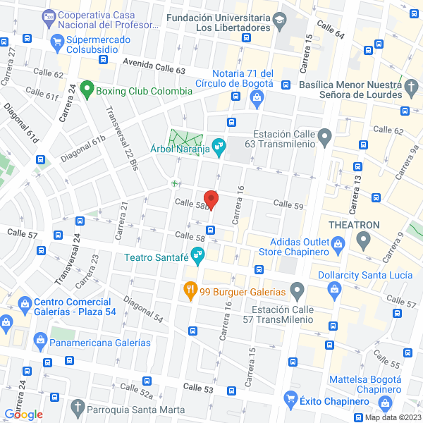 Mapa de Innova Decoraciones
