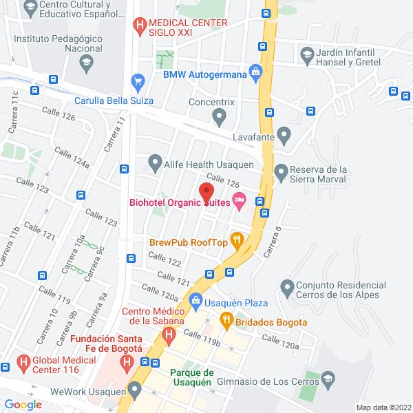 Mapa de Eco América S.A.S.
