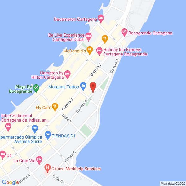 Map of Edificio Caracolí