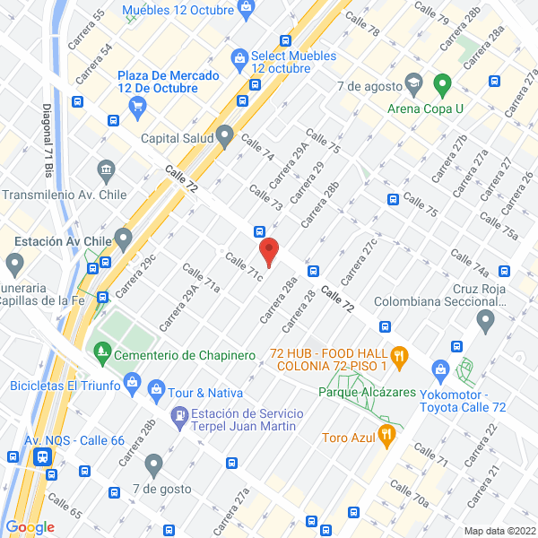 Mapa de Corporación Ecológica Agroganadera S.A.