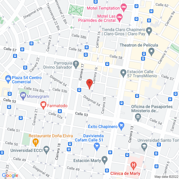Mapa de Corporación Grimar
