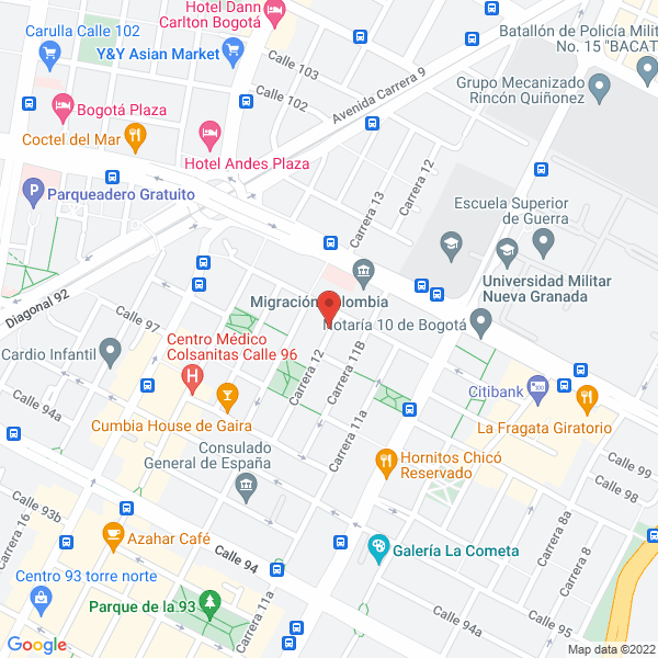Mapa de Restaurante Die Glocke
