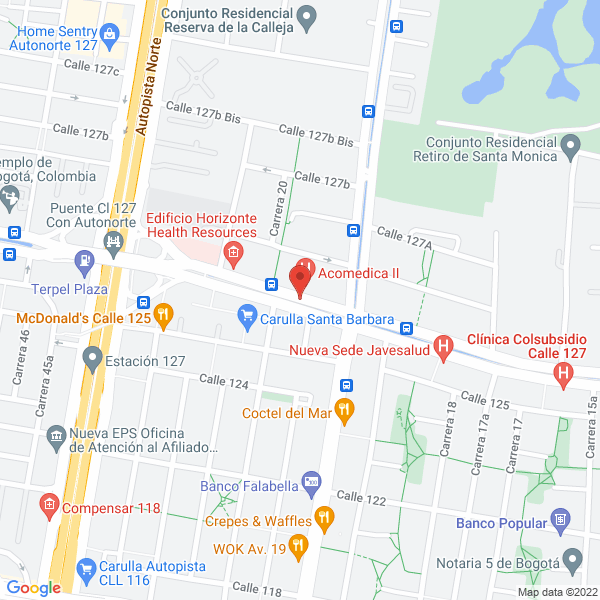 Mapa de Diego Gómez Ortodoncia & Estética Dental