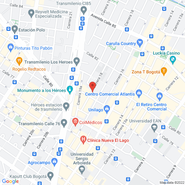 Mapa de Disdent Unidad De Estética Dental