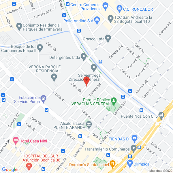 Mapa de Dsp Factory S.A.S