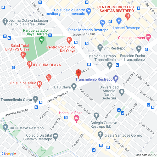 Mapa de Diseños Artekto S.A.S.