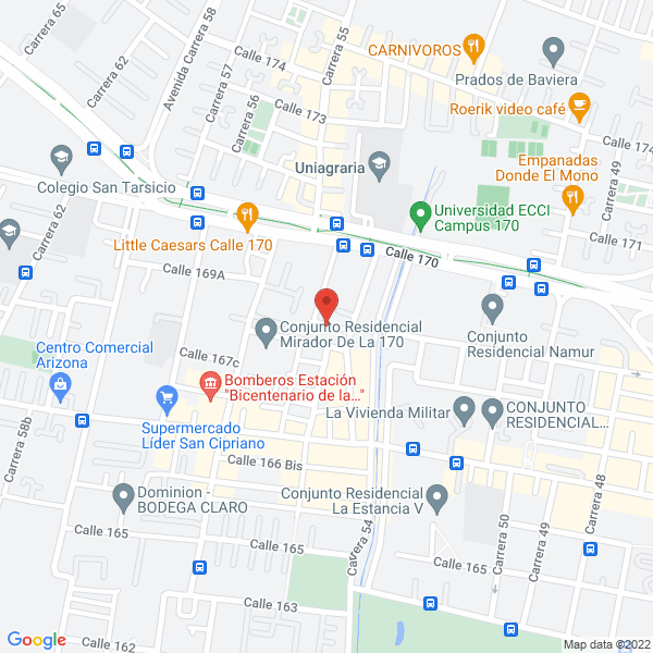 Mapa de Diseños Exclusivos Floristería