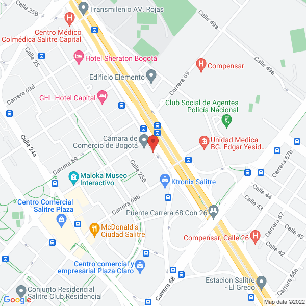 Mapa de Efremar S.A.S.