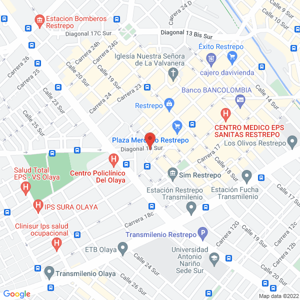Mapa de Desechables El Surtidor S.A.S.
